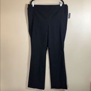 Warehouse One size 1X black stretchy pants NWT